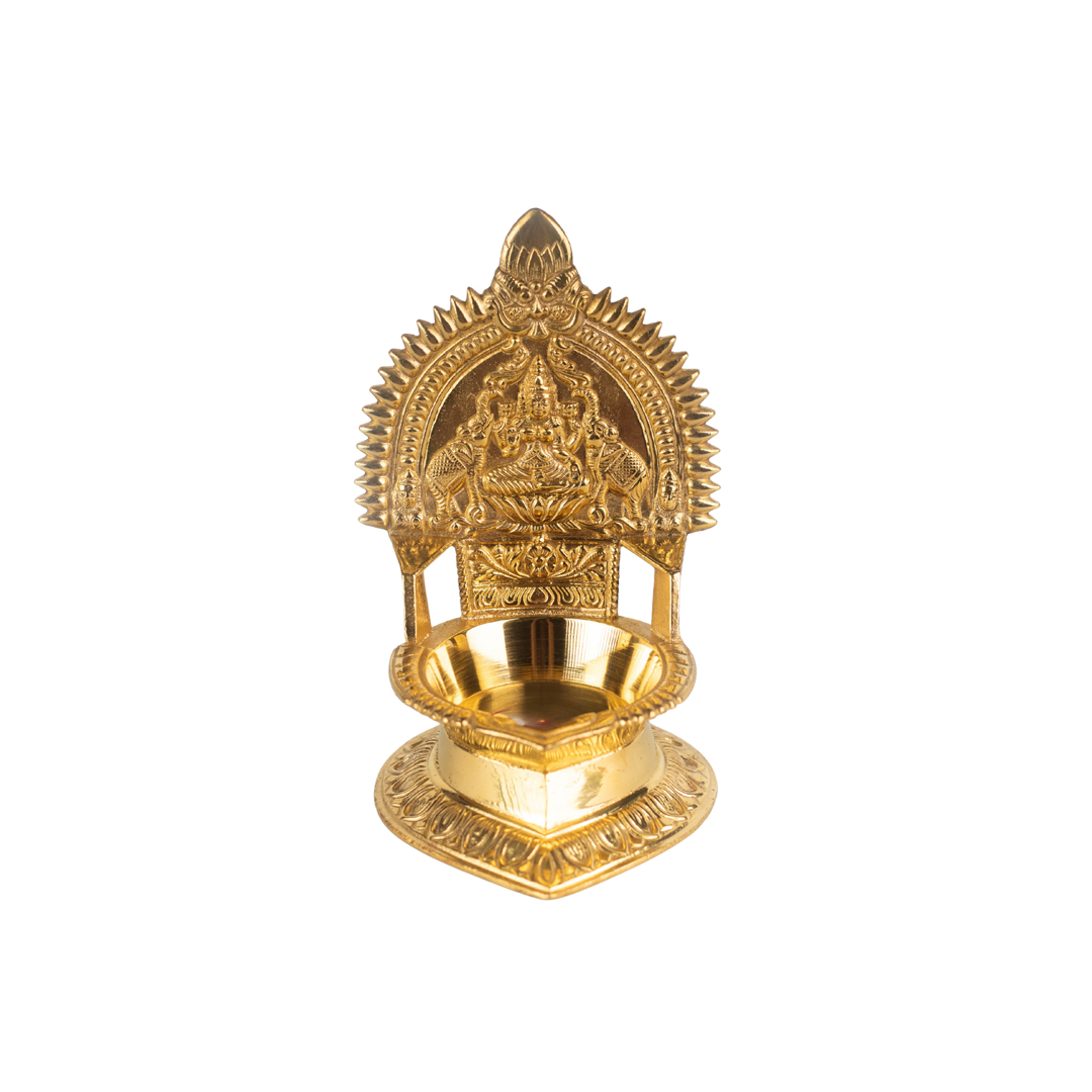 Brass Special Lakshmigold Kamatchi Villakku No.7
